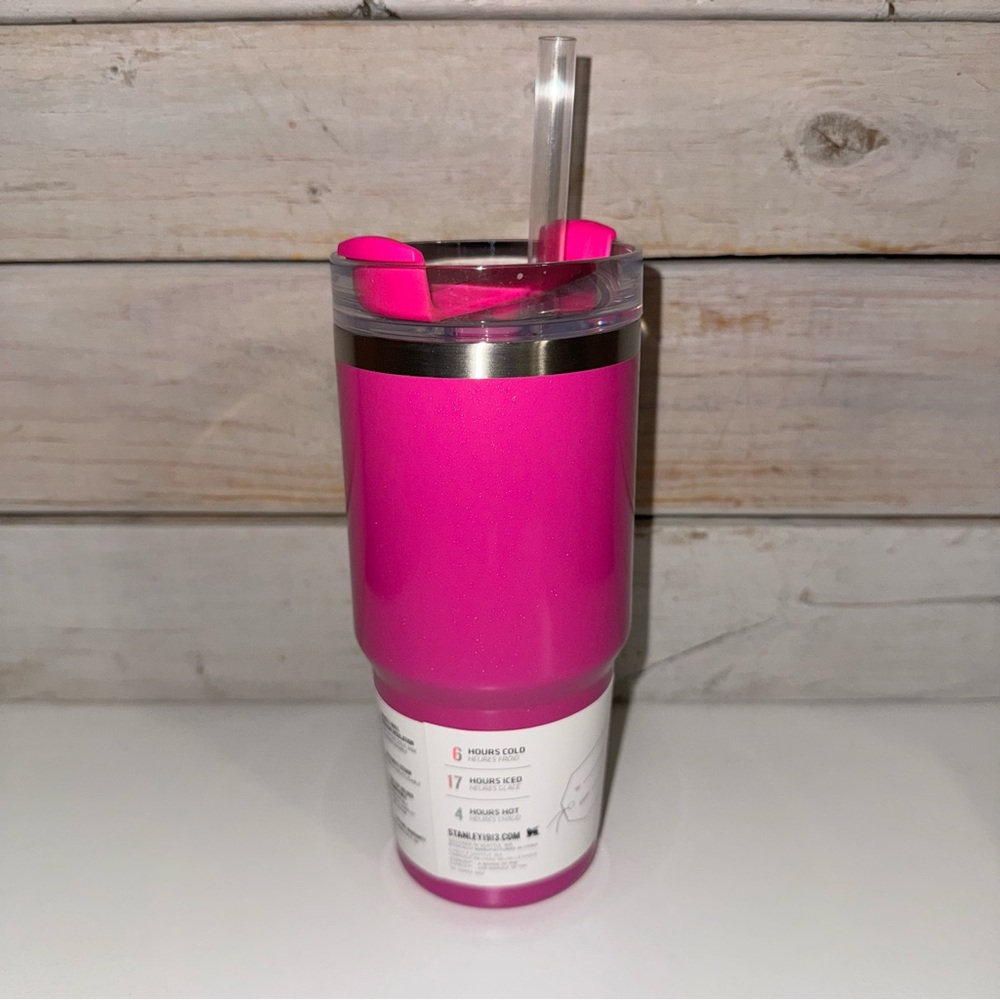 Stanley 14oz Quencher Tumbler Punch Shimmer - Winter Wonderland Limited Release - Picture 4 of 7